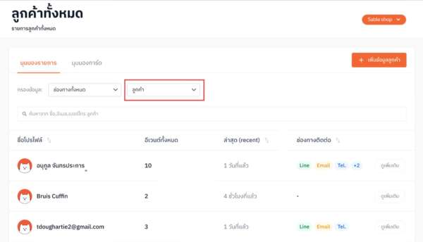 วิเคราะห์ลูกค้ารายบุคคลในรูปแบบ Customer 360 view - SABLE - AI CDP and ...