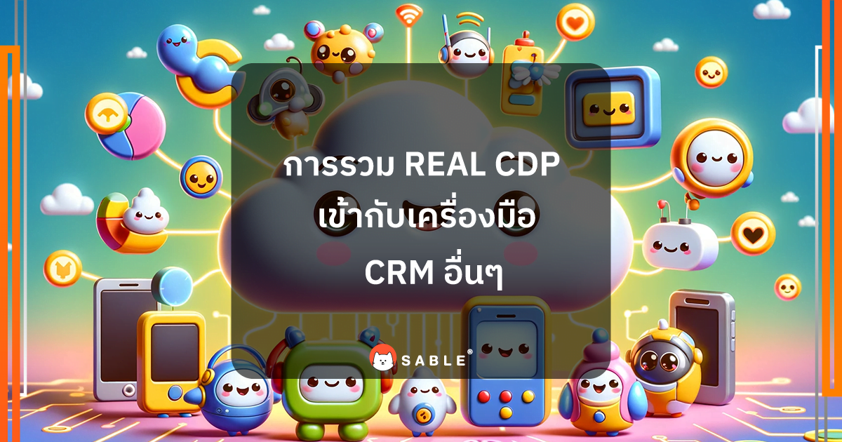 การรวม REAL CDP เข้ากับเครื่องมือ CRM อื่นๆ