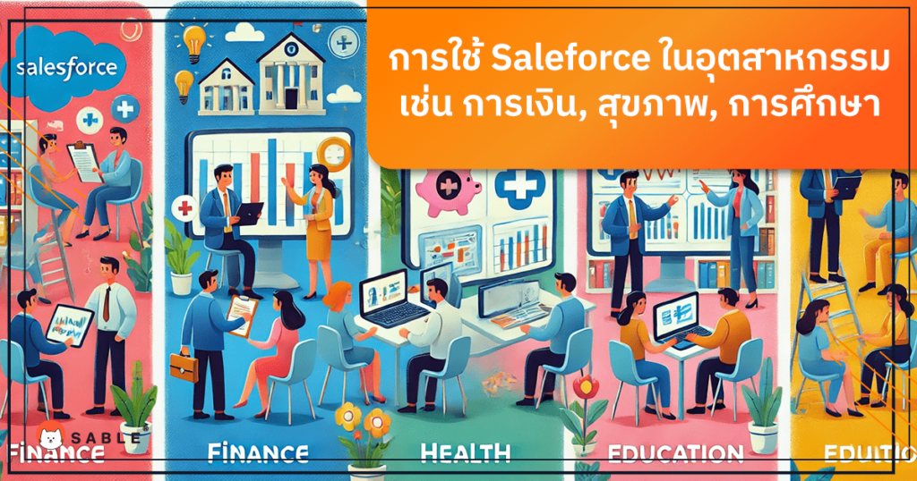 การใช้ Salesforce ในอุตสาหกรรมเฉพาะเช่น การเงิน, สุขภาพ, การศึกษา