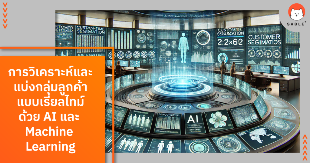 การวิเคราะห์และแบ่งกลุ่มลูกค้าแบบเรียลไทม์ด้วย Customer Data Platform (CDP), AI และ Machine Learning